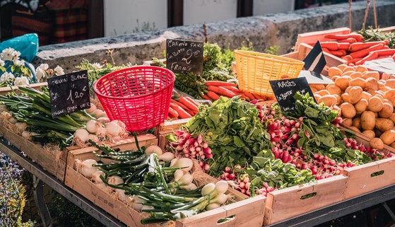 marché locaux (Prayssac, Thézac, Puy l'Evêque ...)