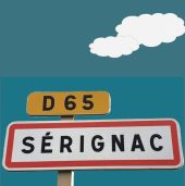 panneau sérignacBLEU_carré